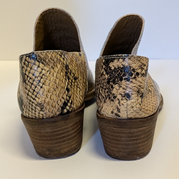 Lucky Brand Fausst Snakeprint Ankle Bootie - Picture 3 of 7